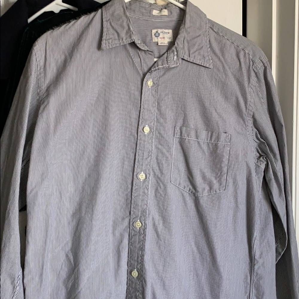 JCrew Men’s M 2 Ply Cotton Dress Shirt Gently Used